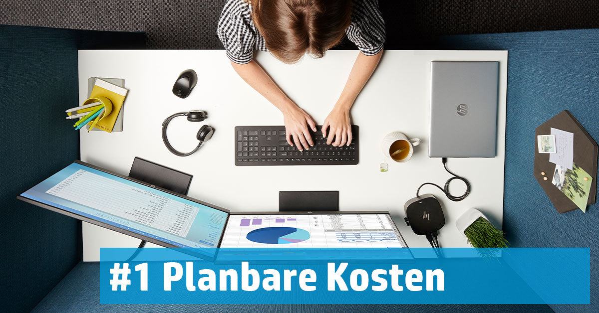 Fünf Gründe für HP DaaS - Planbare Kosten