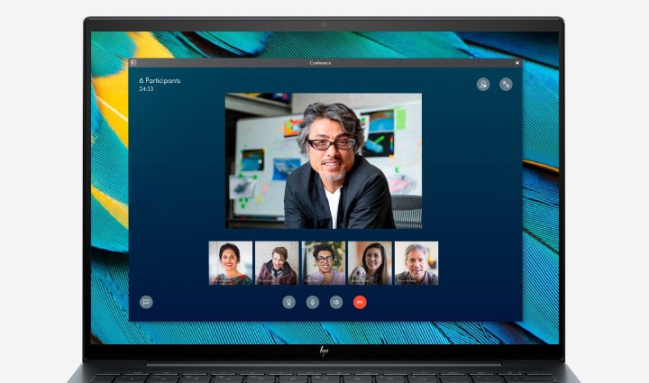 HP Dragonfly Zusammenarbeit Meetings