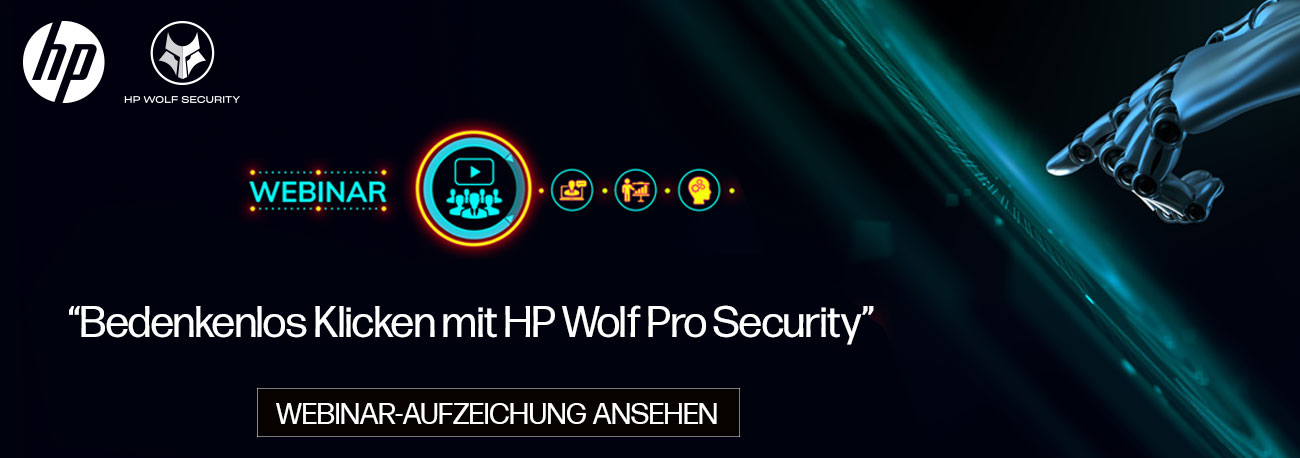 Bedenkenlos Klicken mit HP Wolf Pro Security – das Webinar